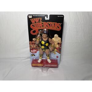 Mattel LJN WWE Superstar Dusty Rhodes BLACK CARD MOC